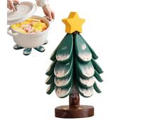 Dessous de plat en forme d'arbre naturel, pliable, antidérapant | Dessous de plat en forme d'arbre - Décoration de table pour casserole chaude, poêle, bol, tasse, vaisselle, cuisine, salon