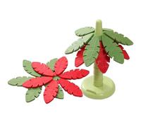 Dessous de plat en forme d'arbre pour plats chauds | Ensemble de dessous de verre en forme d'arbre | Tapis en silicone résistant à la chaleur pour table, cuisine, comptoir, ustensiles de cuisine