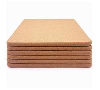 Dessous de Plat en LièGe 6Dessous de Plat CarréS en LièGe ÉPais Haute Densité pour Plats Chauds Dessous de Verre Multifonctionnel