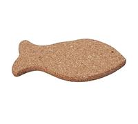 Dessous de plat en liège - En forme de poisson - Pour casseroles et poêles en liège - 100 % liège - Protection pour table et cuisine - Taille L (28 cm))