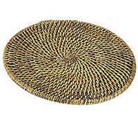 - Dessous de plat en rotin antique
