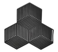 Dessous de plat en silicone 13,5x13,5cm - Résistant à la chaleur, antidérapant, dessous de plat