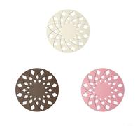 Dessous de plat en silicone pour casseroles chaudes, poêles, bols, pots, repose-cuillère, dessous de verre, café, thé, four, cuisinière, plan de travail, passe au lave-vaisselle (B)