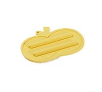 Dessous de plat en silicone pour poêles et casseroles chaudes, tapis de couvercle de casserole antidérapant et résistant à la chaleur pour poêles chaudes et ustensiles de cuisine (jaune)