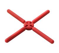 Dessous de plat en silicone résistant à la chaleur, support pliable pour ustensiles de cuisine - pour comptoir de cuisine, table à manger, plats chauds, aliments, pâtisserie, tasse à frire