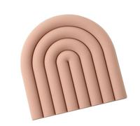 Dessous de Plat épais en Silicone Arc-en-Ciel pour Plats Chauds, Excellent Tapis D'isolation Thermique, Coussin Imperméable pour Salle à Manger et Cuisine, Protecteur de Tapis de
