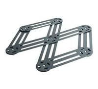 Dessous de plat étirable en inox anthracite 19x35 cm - Roger Orfevre - Gris - Acier Inoxydable (inox) Gris givré G
