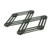 Roger Orfèvre – Dessous de plat extensible 25,5 cm Inox Vert sapin