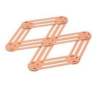 Dessous de plat étirable vintage vieux rose - - Rose - Inox