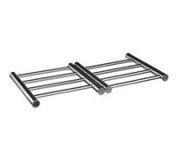 Dessous de plat extensible en inox - Argenté - L 22,5 x P 20 cm Incolore G