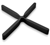 Dessous De Plat Flex Noir Économisez De L'espace Dans Le Tiroir Avec Ce Dessous De Verre Pliable Silicone Résistant À La Chaleur Et Passe Au Lave-Vaisselle Design Danois Noir
