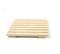 Dessous de plat en bois 'Graine Créative by PW' 17 x 17 x 1.6 cm