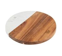 Dessous de plat ""Harmony"" rond D20cm en acacia