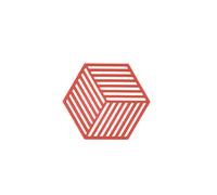 Dessous-de-plat Hexagon en Silicone Burned Red Zone Denmark