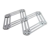 Dessous de table étirable en inox 19x35 cm - - Argent - Inox