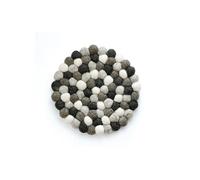 Dessous de plat Lana Grigio rond laine 22.00 cm CILIO 22.00x22.00 cm