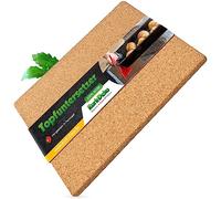 Dessous de Plat Liège XXL | pour Casserole, Poêle, Marmite | Support décoratif pour Bricolages | Mini Tableau d'Affichage | Résistant à la Chaleur, Antidérapant - Fabriqué au Portugal 45x30 cm