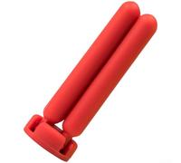 Dessous de plat pliable en silicone pour comptoirs de cuisine, résistant à la chaleur jusqu'à 230 °C, dessous de verre antidérapant pour casseroles, bols, ensembles de thé (rouge)
