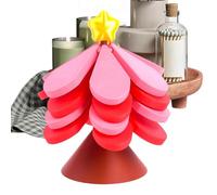Dessous de plat pour casseroles et poêles chaudes, résistant à la chaleur et pliable en forme d'arbre - Support compact résistant à la chaleur pour la cuisson des plats, casseroles, bols, four