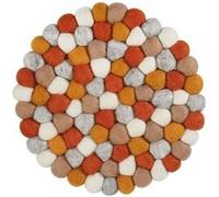 Dessous de plat rond Lana Ambra - - Multicolore - Laine