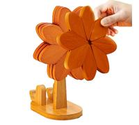 Dessous de plat rustique - Tapis chauffant de ferme durable, barrière thermique décorative pour comptoir, tapis de table rustique antidérapant, utilitaire domestique fonctionnel avec support intégré |