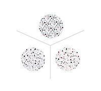 Dessous de plat Terrazzo 20 cm (1 modèle aléatoire) - - Multicolore - Céramique