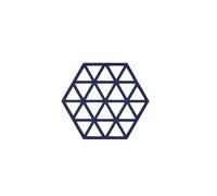 Dessous-de-plat Triangles en Silicone Minuit Zone Denmark