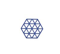 Dessous de plat Zone Denmark Triangles Bleu 16x14x0,9 cm