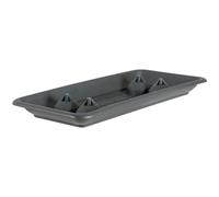 Dessous De pour Bac à Plantes Plato Rectangulaire en Plastique - Anthracite, 60 cm