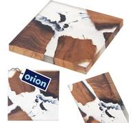 Dessous de tasse en bois RIVER 8x8 cm