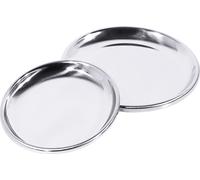 Dessous de verre, acier inoxydable, inox, brillant, Ø9 - 14 cm au choix : 9 cm Variante : 9 cm