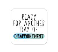 Dessous de Verre Amusant | Dessous de Verre Fantaisie pour Bureau | Tapis de bière pour déception pour Enfants | Accessoire de Maison Sarcastique | Café Blague Silly - CC33