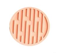 Dessous de verre antidérapant en silicone 10 cm Protection de table | Résiste à la chaleur de 230 °C, base antidérapante, protège les tables des tasses et casseroles chaudes