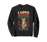 Dessous de Verre avec Inscription « I Love Roller » et Les Chats Sweatshirt