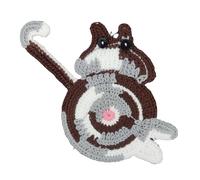 Dessous de Verre avec Trou de Cul de Chat, sous-Verres de Cul de Chat crochetés, Tapis de Tasse de Chaton Mignon, Coussin de Tasse pour Les Amoureux des Chats, Tapis de Table pour Boissons Chaudes et