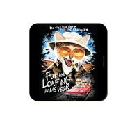 Dessous de verre carré en fourrure de chats horreur et loafing in Las Vegas