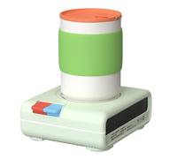 Dessous De Verre Chauffant Et Refroidissant, Tasse De Refroidissement Rapide Portable Avec Minuterie 8h, Réglage De Température à 3 Niveaux, Refroidisseur Et Réchauffeur électrique Instan olive color