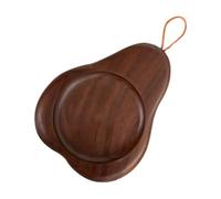 Dessous de verre de bar - Tapis en bois anti-fuite et résistant à la chaleur | Dessous de verre en forme de poire de style ferme, protection en bois de hêtre, ensemble de sous-verres pour la maison