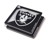 Dessous de verre de la série Logo 3D des Raiders de la NFL de YouTheFan
