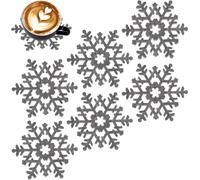 Dessous de verre / dessous de tasse en feutrine de Noël, 6 pièces