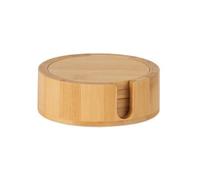 Dessous De Verre En Bambou Avec Support Ø11x4cm Ms72076 Andrea House