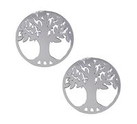 Dessous de verre en bois ou plexigglass 10 cm en lot de 2, 4, 6 fleurs de vie, arbre de vie, Métatron, lotus, main de Fatma, OM ou Aum, décoration spirituelle