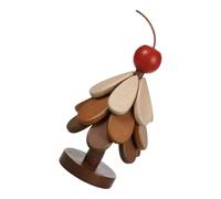 Dessous De Verre en Bois pour Arbre De Noël Résistant À La Empilable pour Décoration De Repas De Festival Et Accessoires De Cuisine Fournitures De Fête De Noël