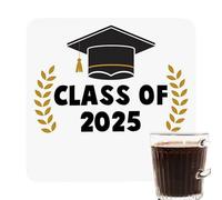 Dessous de verre en bois pour table - Supports esthétiques absorbants pour la maison, la cuisine, la salle de bain, la table de café, l'obtention d'un diplôme, la plage, la voiture, les femmes et les