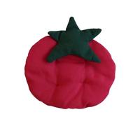 Dessous de verre en coton en forme de tomate multi-usages résistant à la chaleur pour décoration de table à manger