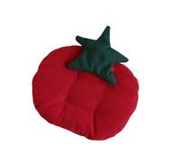 Dessous de verre en coton en forme de tomate multi-usages résistant à la chaleur pour décoration de table à manger