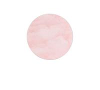 Dessous de verre en diatomite avec fond rose