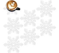 Dessous de verre en feutre de Noël / dessous de tasse / dessous de gobelet, 6 pièces