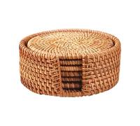 Dessous De Verre en Fibres Végétales Lavables À L'épreuve Coussin Isolant pour Boissons Dessous De Plat en Biologique Essentiel pour La Cuisine