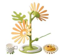 Dessous de verre en forme de fleurs | Support d'isolation thermique - Dessous en silicone antidérapant pour vaisselle et verres, pour boissons et théières pour table à manger, plan de travail de